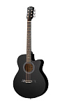 Фото:Foix FFG-4001C-BK Акустическая гитара, с вырезом, черная