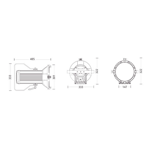SILVER STAR SS811SW HD FREZNO ZE-3 HD Светодиодный прожектор заливающего света