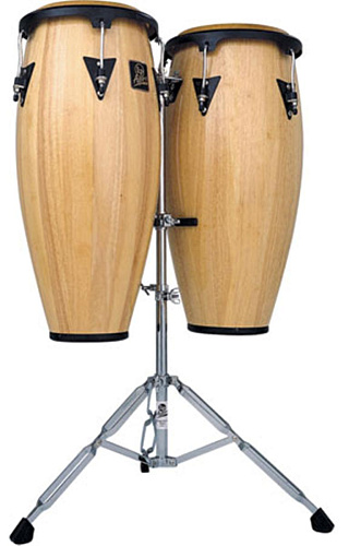 LP A646-AW Aspire® Jamjuree Wood Conga Set Двойная конга на стойке