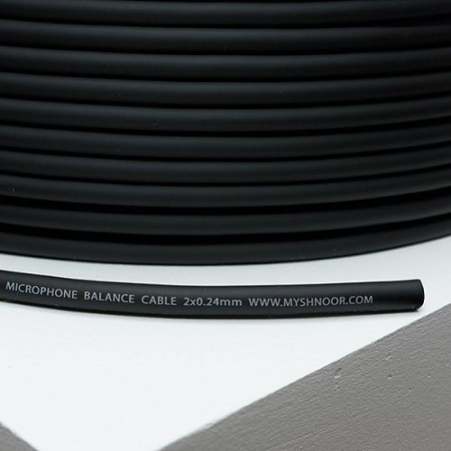 SHNOOR 224BLK-ECO-100m Микрофонный кабель, 100м