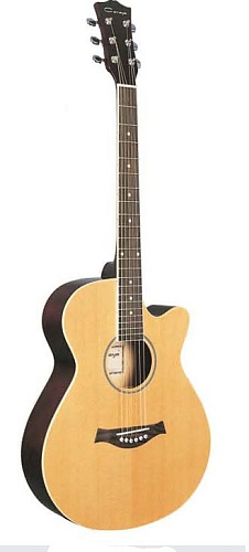 Caraya F521-N Акустическая фолк-гитара, цвет натуральный, 40''