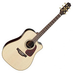 Фото:TAKAMINE PRO SERIES 5 P5DC Электроакустическая гитара типа DREADNOUGHT CUTAWAY с кейсом