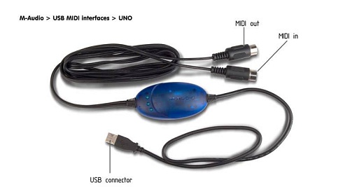M-Audio MidiSport UNO USB MIDI 