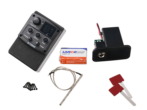 Cherub GT-2 Гитарный эквалайзер цифровой 3-полосный с тюнером и фэйзер эффектом