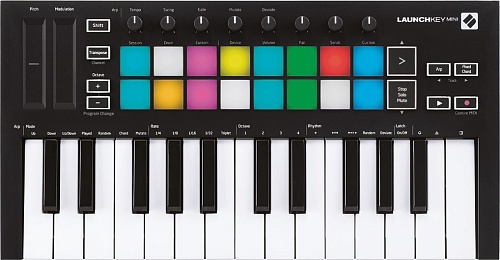 Novation LaunchKey Mini MK3 Компактный контроллер с встроенным арпеджиатором