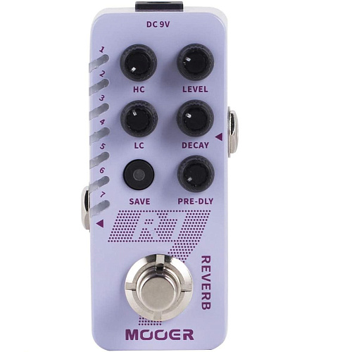 Mooer R7 Reverb Цифровой ревербератор для гитары