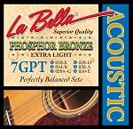 Фото:La Bella 7T Комплект струн для акустической гитары 10-50