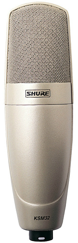 SHURE KSM32/SL Комплект: конденсаторный студийный микрофон, кофр, крепление