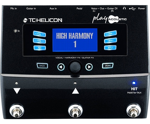 TC HELICON Play Acoustic Напольный процессор эффектов / гармонайзер для вокала и акустической гитары