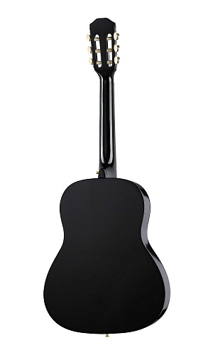 Foix FCG-2036CAP-BK-3/4 Классическая гитара 3/4 с чехлом, ремнем, тюнером, черная