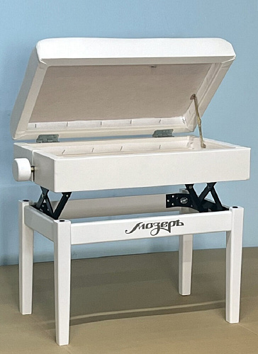 Мозеръ BPM-50/WH Банкетка для пианино или рояля деревянная, белая