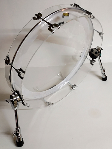 Мастерская Бехтеревых TBBAp-2203-10 Compact Компактный бас-барабан из акрила 22"х3", с чехлом