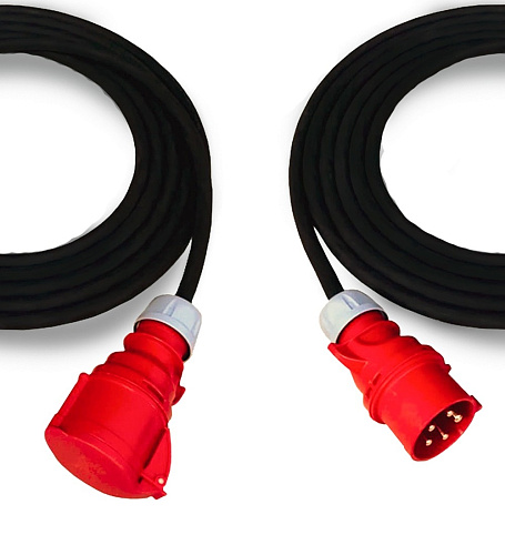 EDS CP-16CC20 Удлинитель силовой 4х2.5 PCE CEE 16-4pin, 20 м