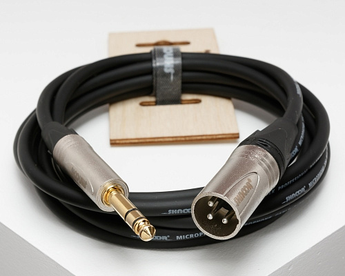 Shnoor MC226-XMJS-10m Кабель микрофонный, XLRM-6.35 мм стерео, 10 м