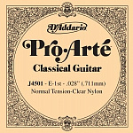 Фото:D'Addario J4501 Pro-Arte Отдельная 1-ая струна для классической гитары