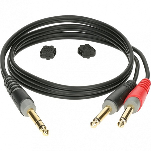 Klotz AY1-0200 Коммутационный кабель Jack 3p-2хJack, 2м
