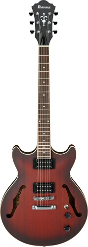 Ibanez AM53-SRF Полуакустическая электрогитара, цвет красный закат