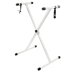 Фото:Dekko JR-801 WH Стойка клавишная X-образная, цвет белый
