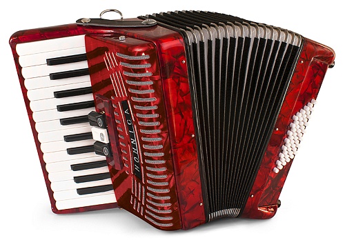 Hohner A1621 (1304) Hohnica 48 Аккордеон, красный