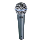 Фото:Shure BETA58A Динамический суперкардиоидный вокальный микрофон