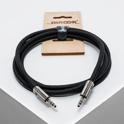 Shnoor MJMJ-S-2m Кабель акустический 3,5 мм male - 3,5 мм male (стерео), 2 м