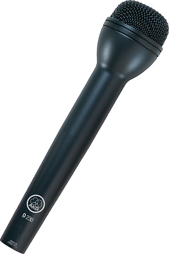 AKG D230 Динамический всенаправленный репортёрский микрофон