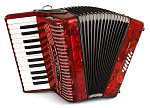 Фото:Hohner A1620 (1303) Hohnica 12 Аккордеон, красный