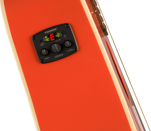 FENDER LTD ED Redondo Player Fiesta Red, Gold Hardware Электроакустическая гитара