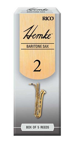 Rico RHKP5BSX200 Hemke Трости для саксофона баритон, размер 2.0, 5шт