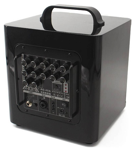 Aroma AG-40A BK Портативный комбоусилитель для акустических инструментов