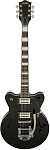 :Gretsch G2655T Streamliner Center Block Jr. with Bigsby, Broad'Tron Pickups, Black  