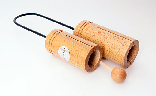 Fleet FLT-GB-2 Агого деревянный, с палочкой, средний