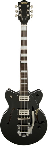 Gretsch G2655T Streamliner Center Block Jr. with Bigsby, Broad'Tron Pickups, Black Полуакустическая электрогитара