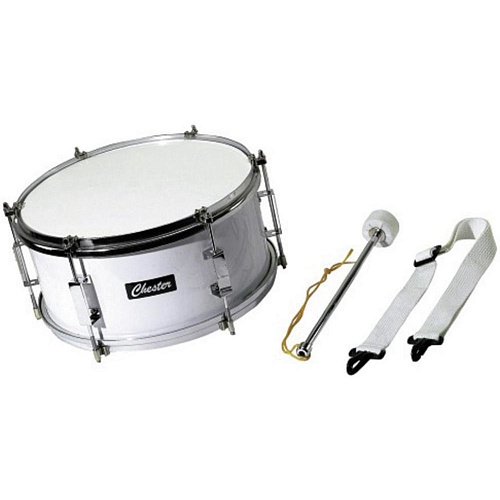 Basix Chester Junior Street Percussion White Маршевый барабан