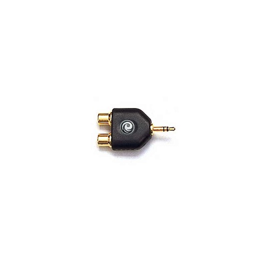 Planet Waves PW-P047C Переходник с 1/8" (3.5мм)  штекер стерео на 2хRCA (тюльпан) гнездо