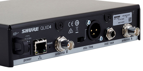 SHURE QLXD24E/KSM9 G51 Вокальная радиосистема с ручным передатчиком KSM9, частоты 470-534 MHz