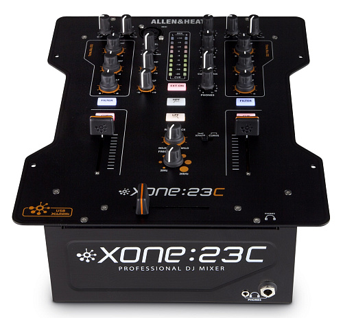 Allen&Heath XONE:23C DJ-микшер, 2 канала, Total Kill EQ, 2 стерео-входа, звуковая карта