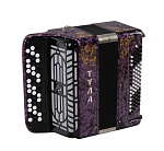 Фото:Тульская гармонь BN-41-PR Баян ученический "Тула" 46х80-II, фиолетовый