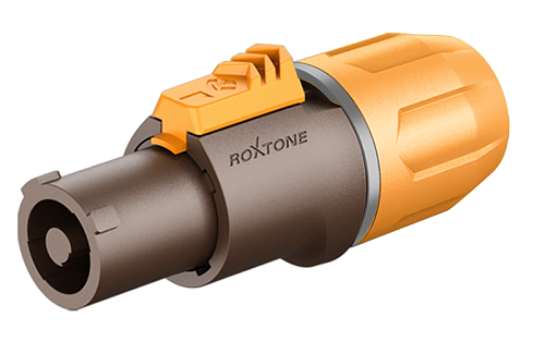 Roxtone RAC3FCI-WP Brown Разъем кабельный типа powercon, пыле и влаго защищенный, 3-х контактный, "female", коричневый.
