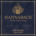 Фото:Hannabach 728HT Custom Made Blue Комплект струн для классической гитары, сильное натяжение