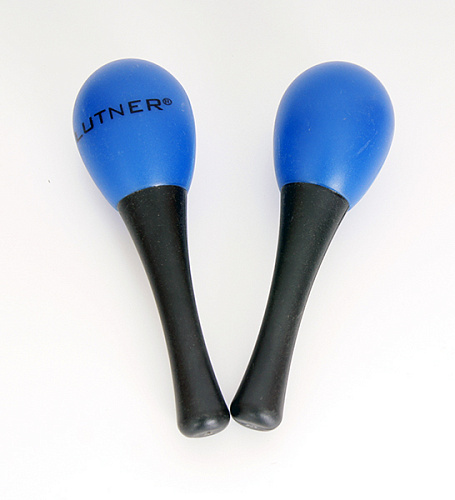 Fleet M22 Пластиковые маракасы на ручке, диаметр 3,9cм, длина 13см.