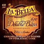 Фото:La Bella 610 Комплект струн для контрабаса размером 3/4, сталь