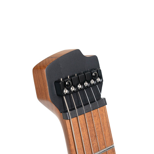 Cort Space-G6MS-SGTQ-WBAG Space series Электрогитара безголовая, зеленая, с чехлом