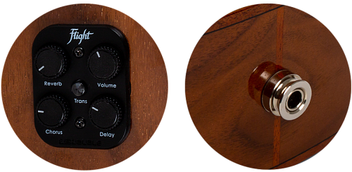 FLIGHT SOPHIA TE SOUNDWAVE Укулеле со звукоснимателем, тенор,  чехол