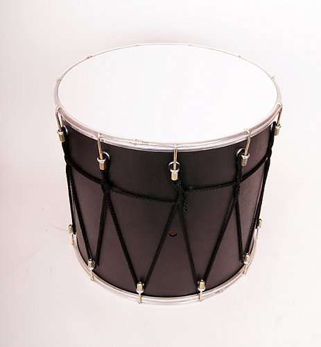 Мастерская Бехтеревых BK-13 Blmv Барабан кавказский 13" с веревкой, цвет — чёрный матовый