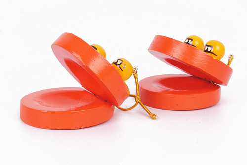 Fleet G10-06 Деревянные кастаньеты с глазами.