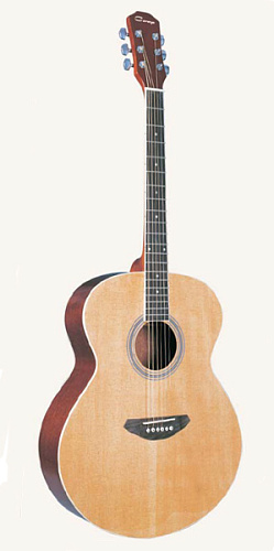 Caraya F-666CEQ Электро-акустическая гитара, джамбо