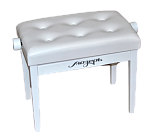 Фото:Мозеръ BPM-25/WH Банкетка для пианино или рояля деревянная