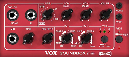 VOX SOUNDBOX-M Компактный многофункциональный усилитель, 5 Вт