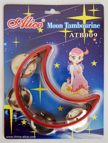 Alice ATB009 Тамбурин "Одинокий месяц", 4 пары бубенцов